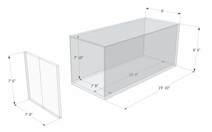 20 X 8 shipping container dimensions