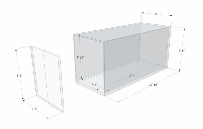 20 X 8 shipping container dimensions